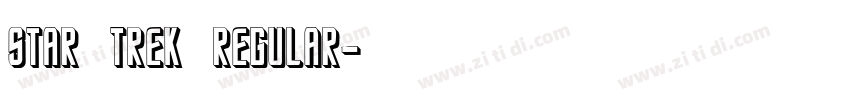 Star Trek Regular字体转换